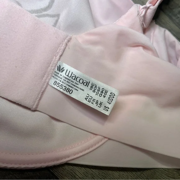 Wacoal Women's 40DDD Confidence Boost Unlined Mid Coverage Underwire Bra, 855380 - Picture 5 of 7